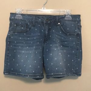 Like New! Earl Jeans Star Pattern Jean Shorts